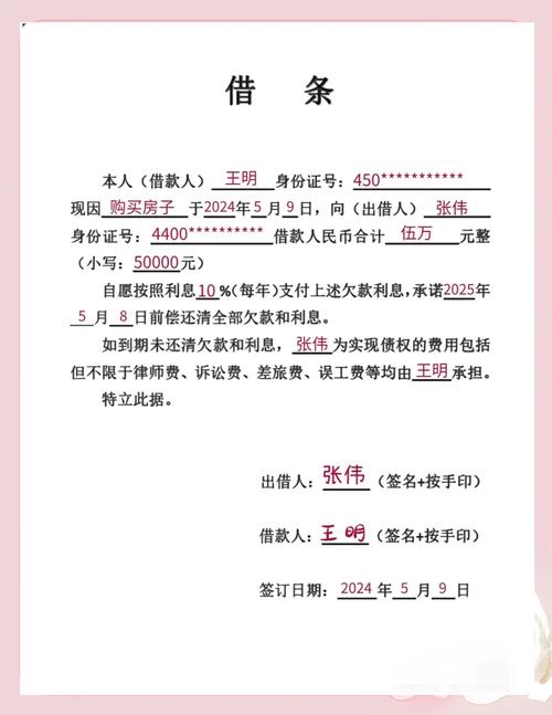 夫妻借条怎样写才具法律效力?