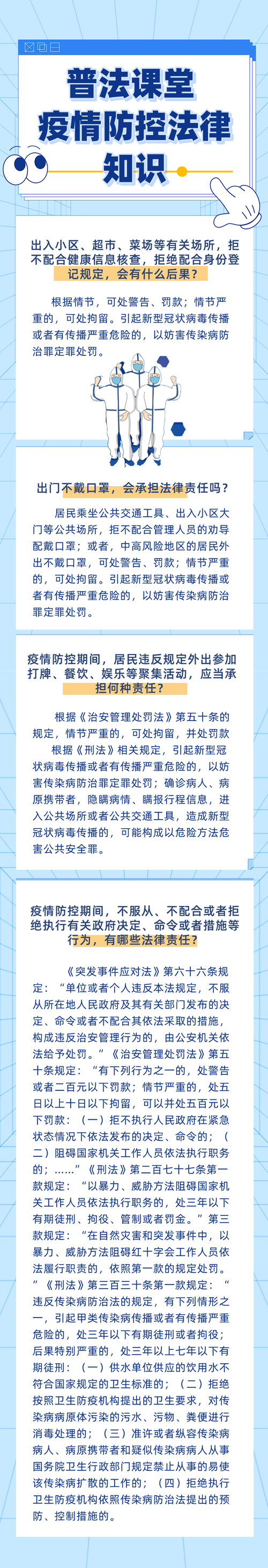 关于疫情防控的法律问题