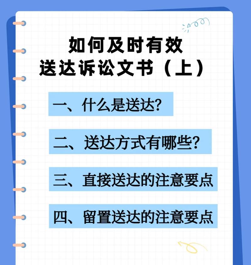 法律文书送达有哪些具体规定?