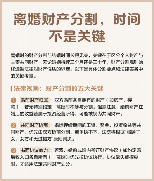 离婚财产分割的法律依据