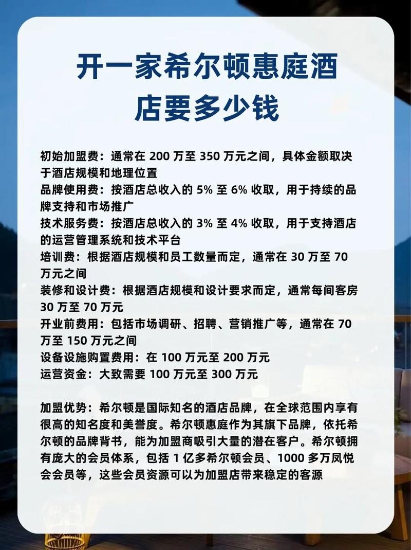 开小型旅馆投资要花多少钱?