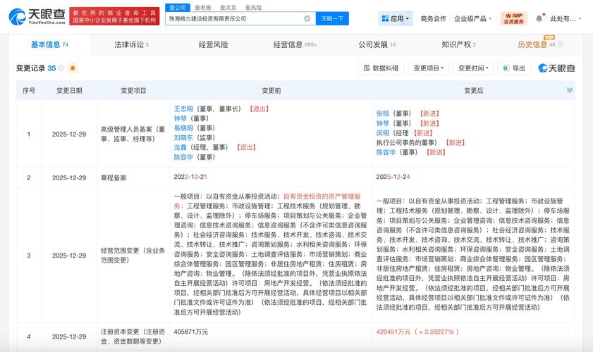 建设投资公司经营范围