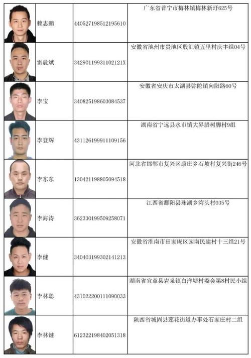 信用卡诈骗犯通缉名单有哪些?