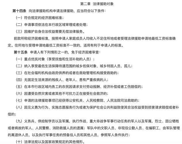 法律援助条件有哪些?门槛高吗?