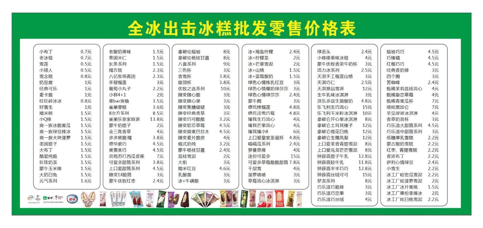 雪糕批发投资多少才够?