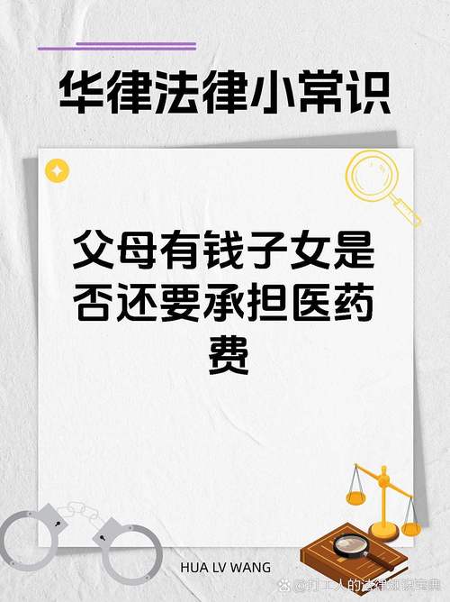法律规定父母医药费由谁承担?