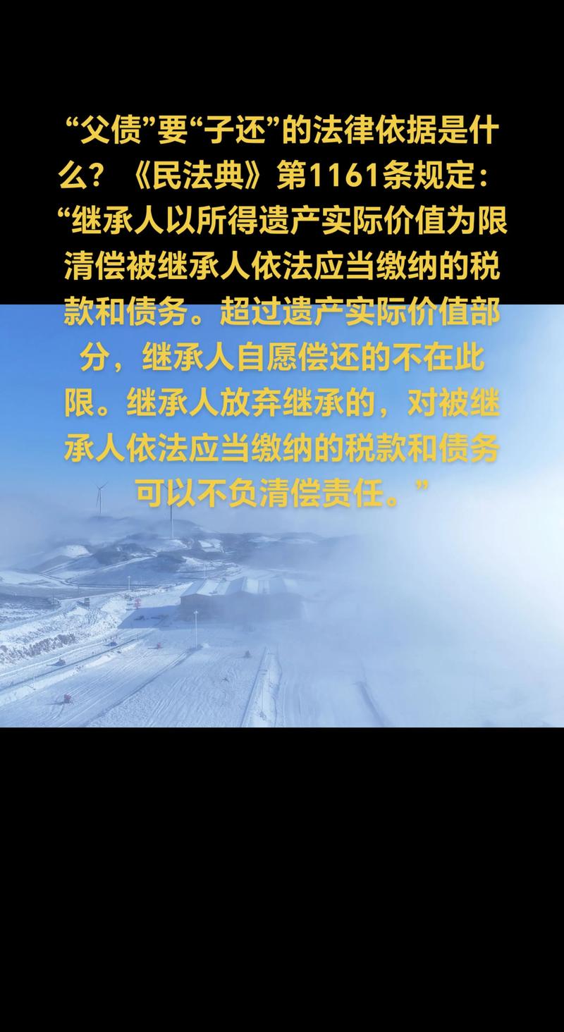 子债父还,法律有规定吗?