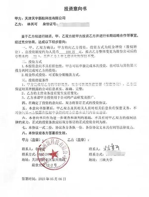 项目投资意向书到底是什么?