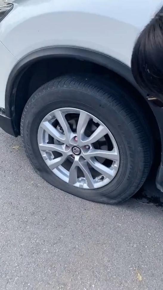 故意车胎放气,该负什么法律责任?