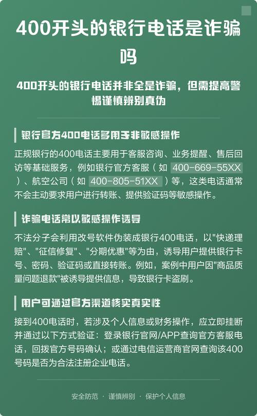 400电话都是诈骗吗?